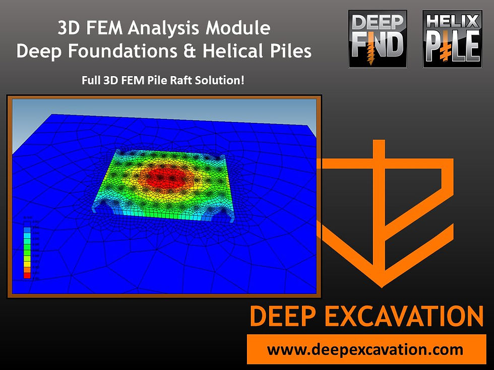 3D Finite Element Analysis for Foundation Piles