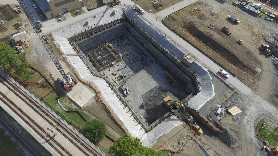 Soldier Pile Walls with Tiebacks in Texas - DeepEX Project