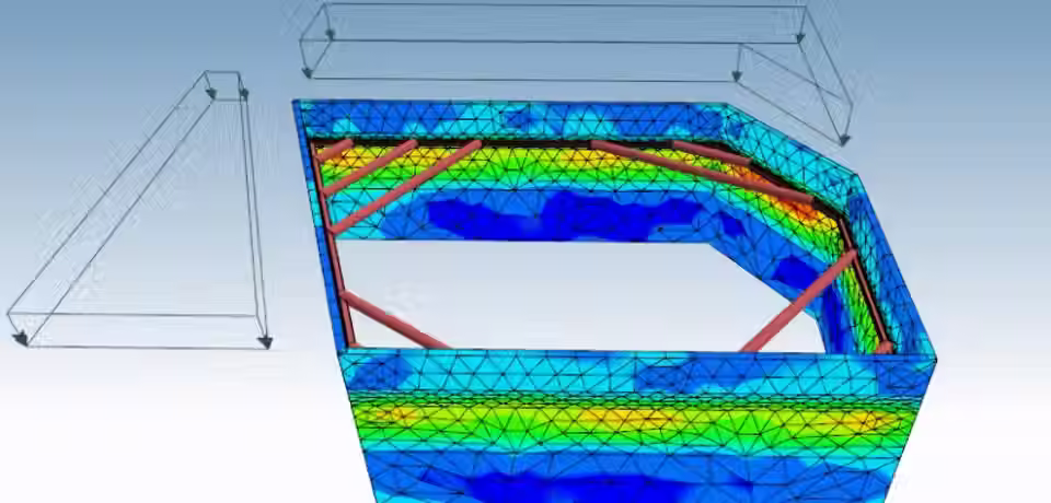3D finite element analysis model of a braced deep excavation with DeepEX