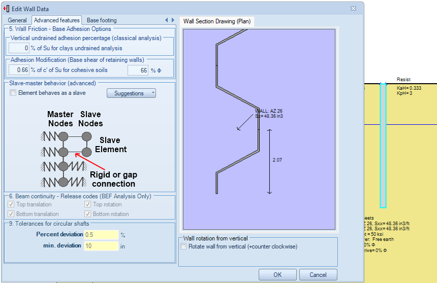 Edit wall data, advanced features.