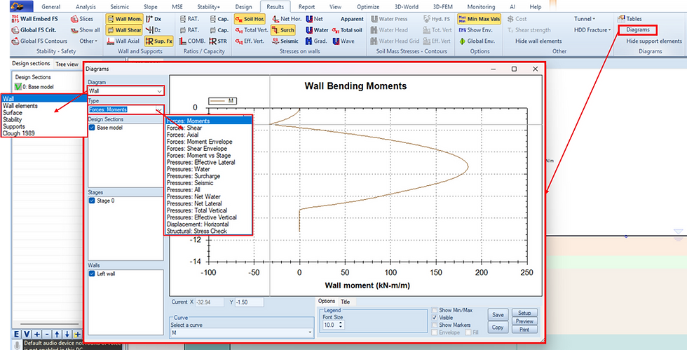 Exporting Pressure Graphs and Tables in DeepEX.