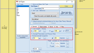 What soil properties should I define in DeepEX?