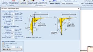 Can I estimate displacements and settlements with DeepEX?