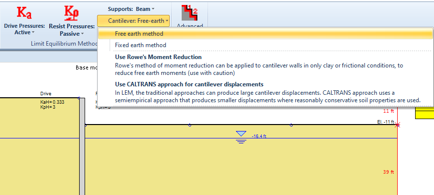 Cantilever excavation methods in DeepEX