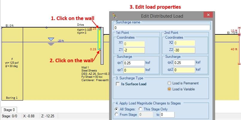  Add and edit a strip surcharge on the wall