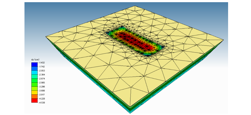 Simulation of a Pile Raft Foundation of Apartment Building, Uppsala, Sweden