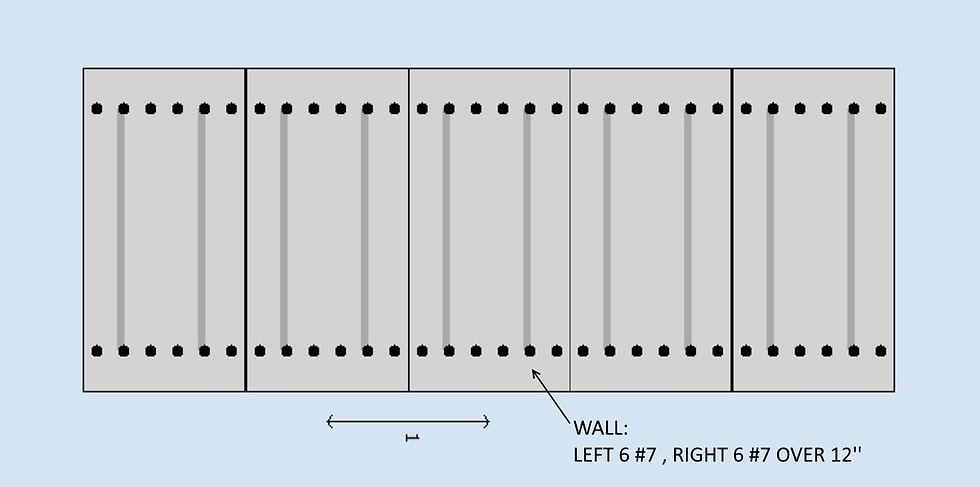 A Concrete Diaphragm (Slurry) Wall Section in  DeepEX Software