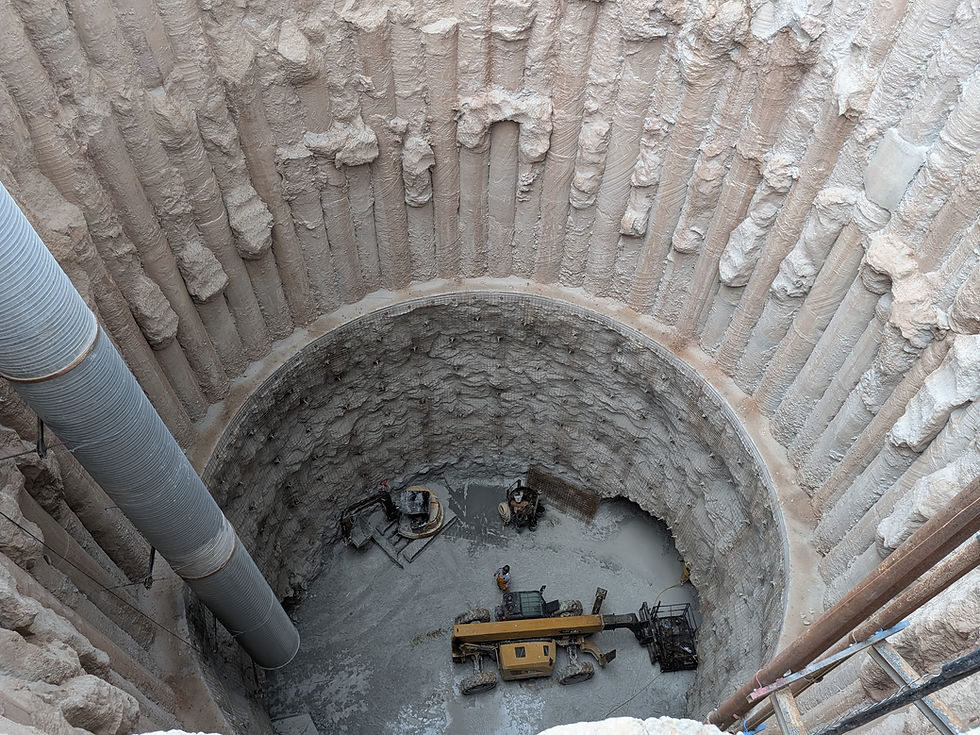 Pump station excavation in Austin, Texas - KELLER
