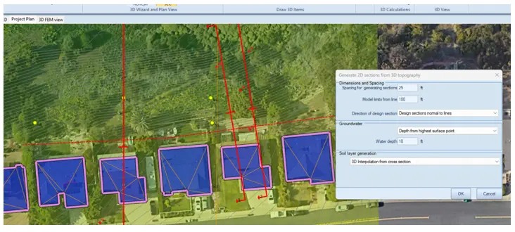 Generate multiple 2D sections along a polyline in DeepEX