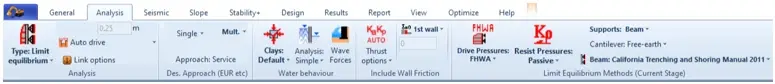 LEM analysis settings in DeepEX
