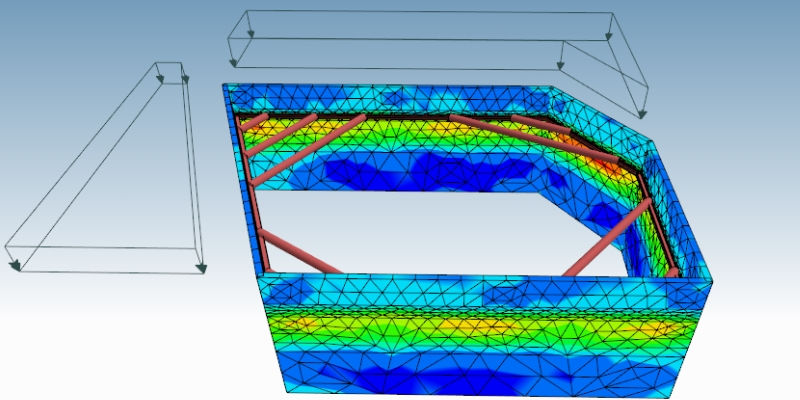 DeepEX 3D FEM model  for an arbitrary shape excavation - Availabe since DeepEX 2024