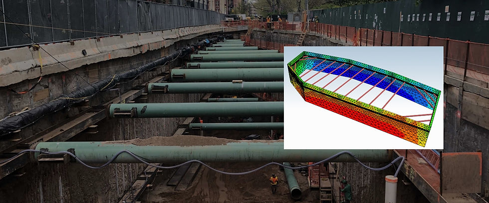 Design secant pile wall excavations with DeepEX software