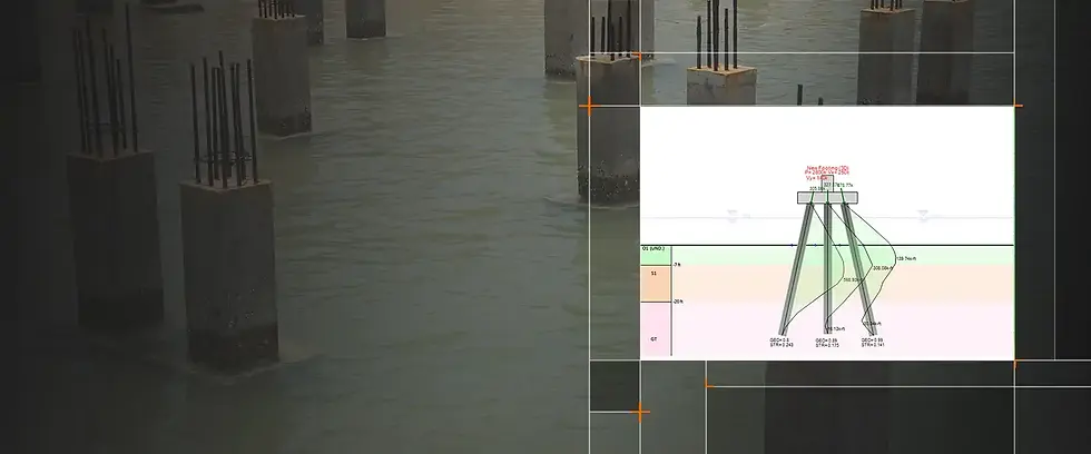 DeepFND banner- Inclined piles analysis